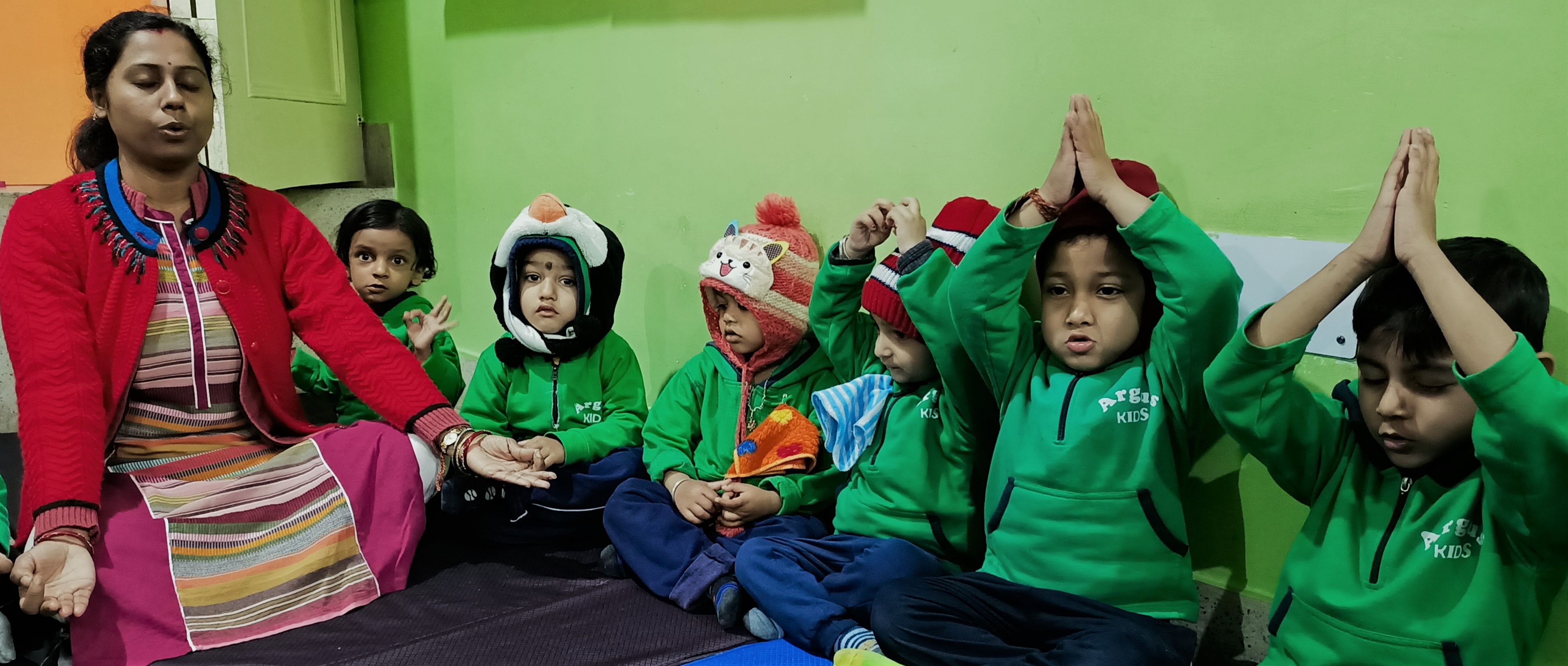 Kids Doing Yoga