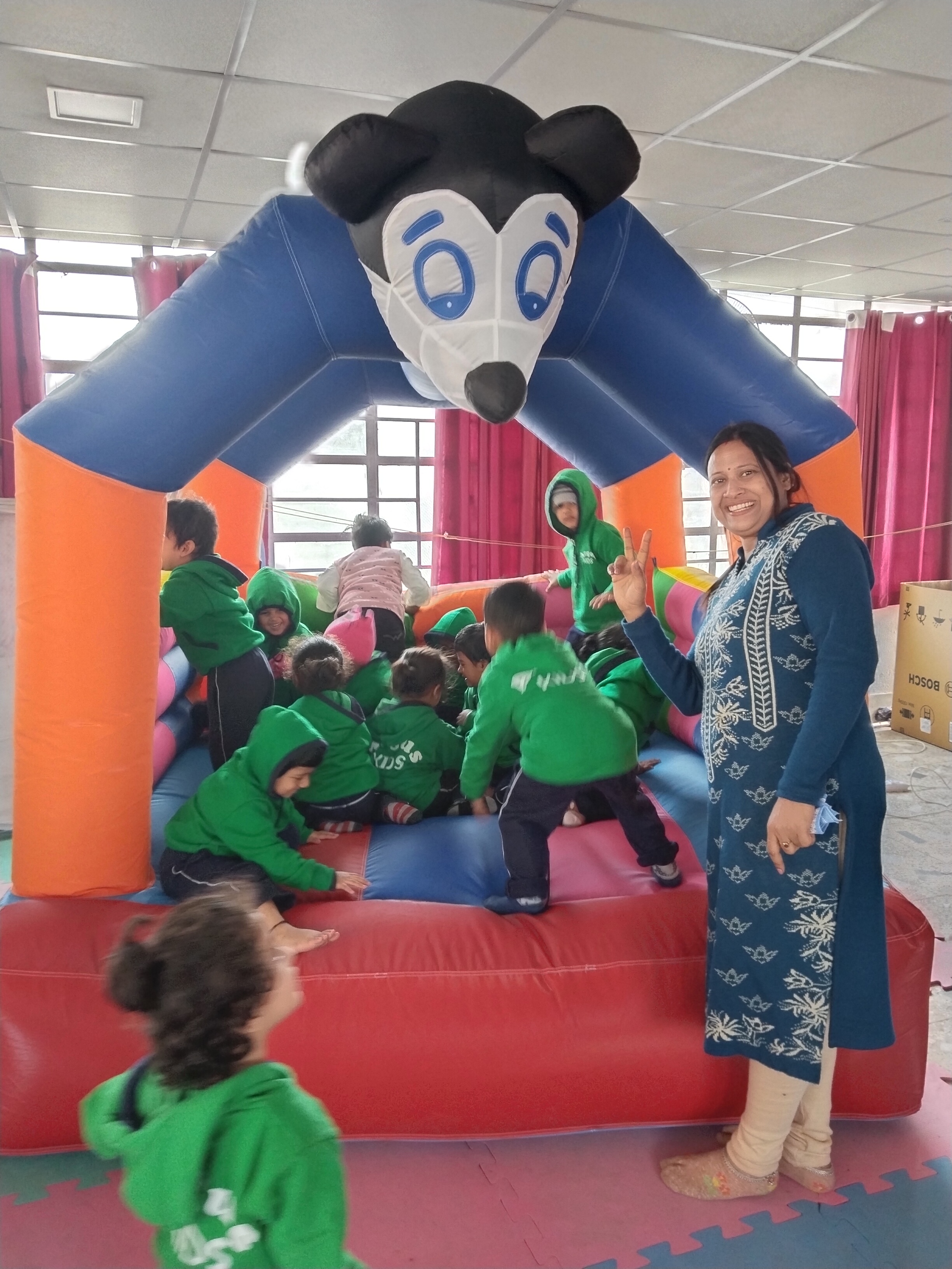Kids at playarea