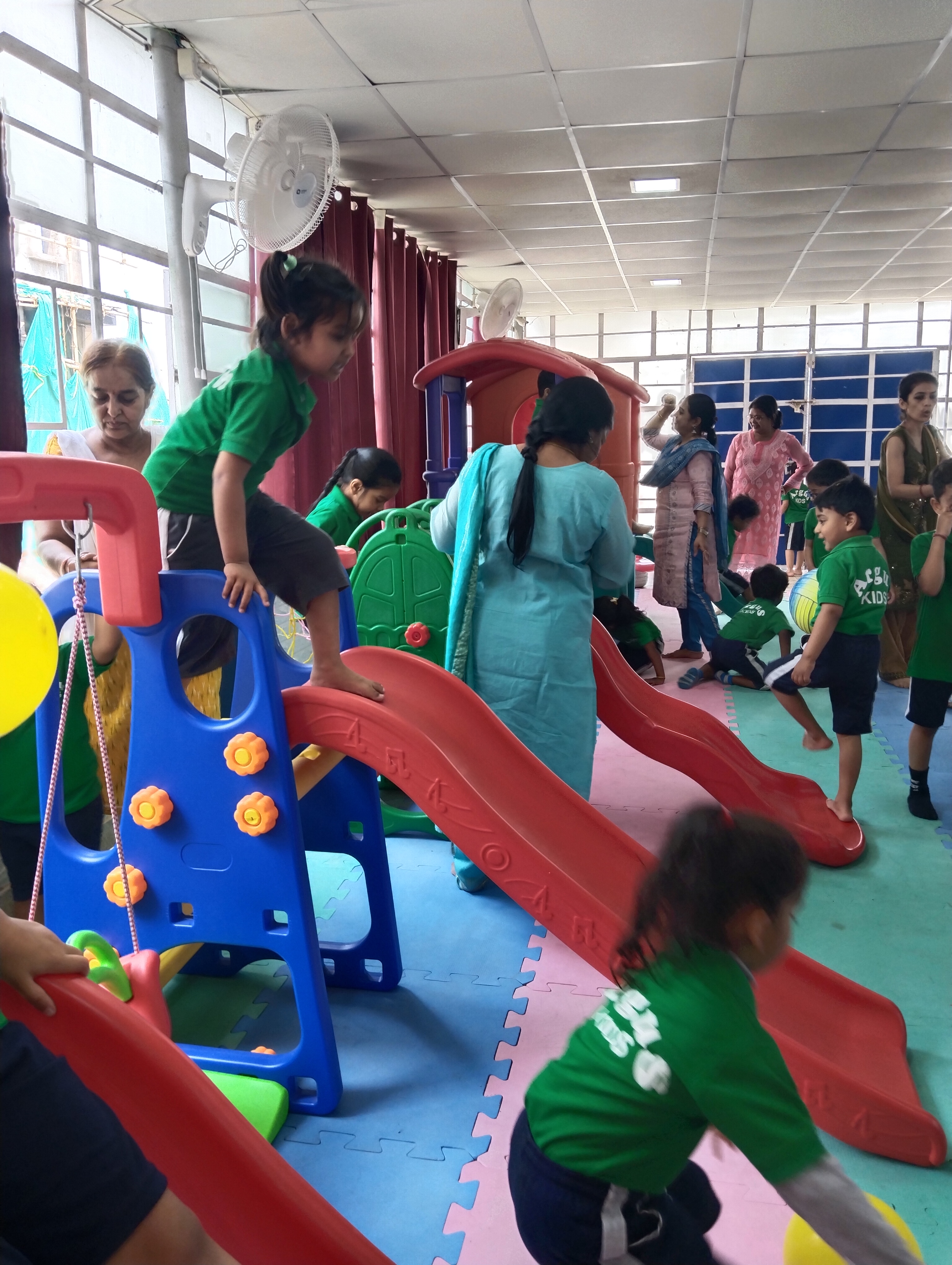 Kids at play area