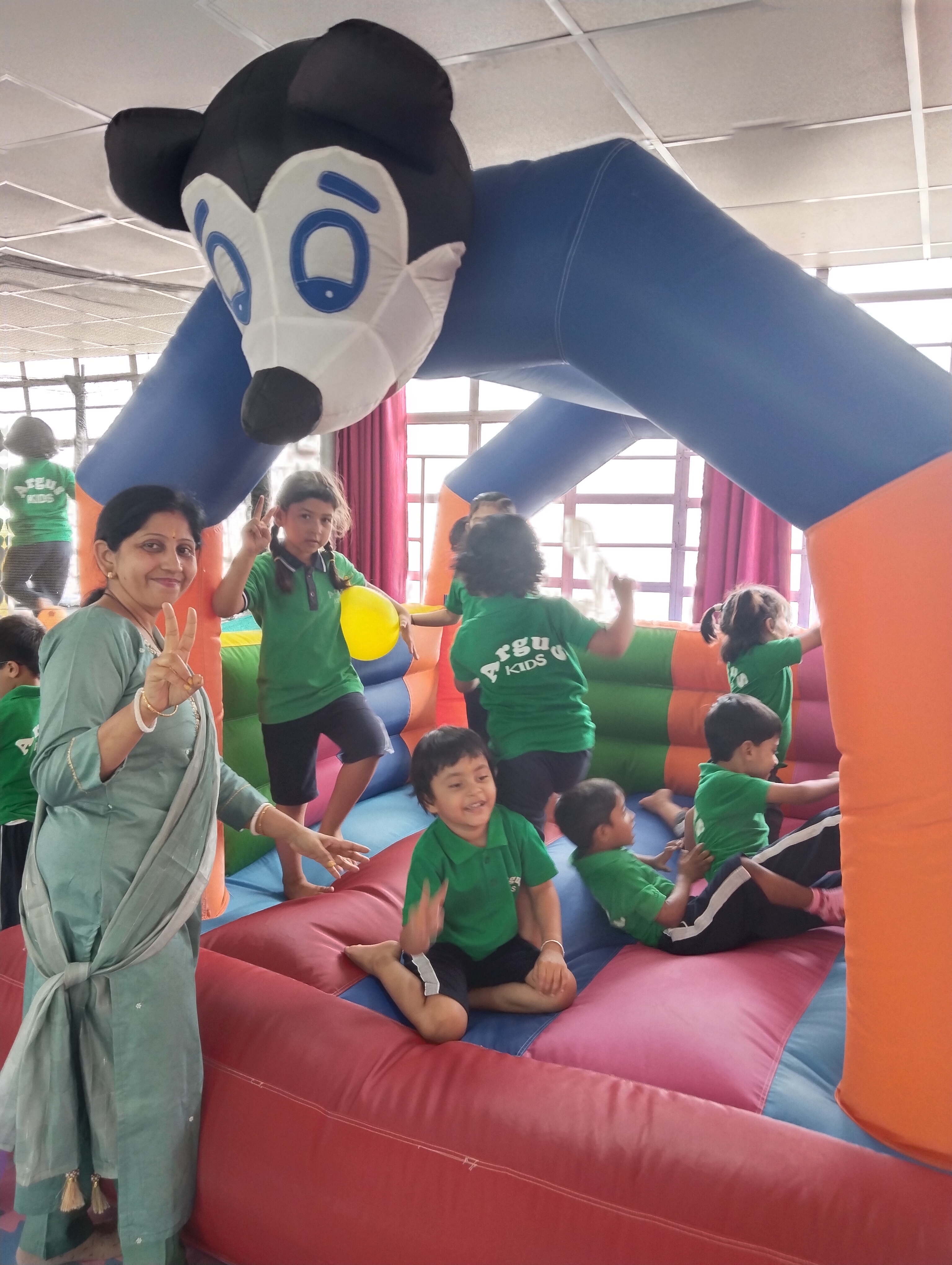 Kids at play area