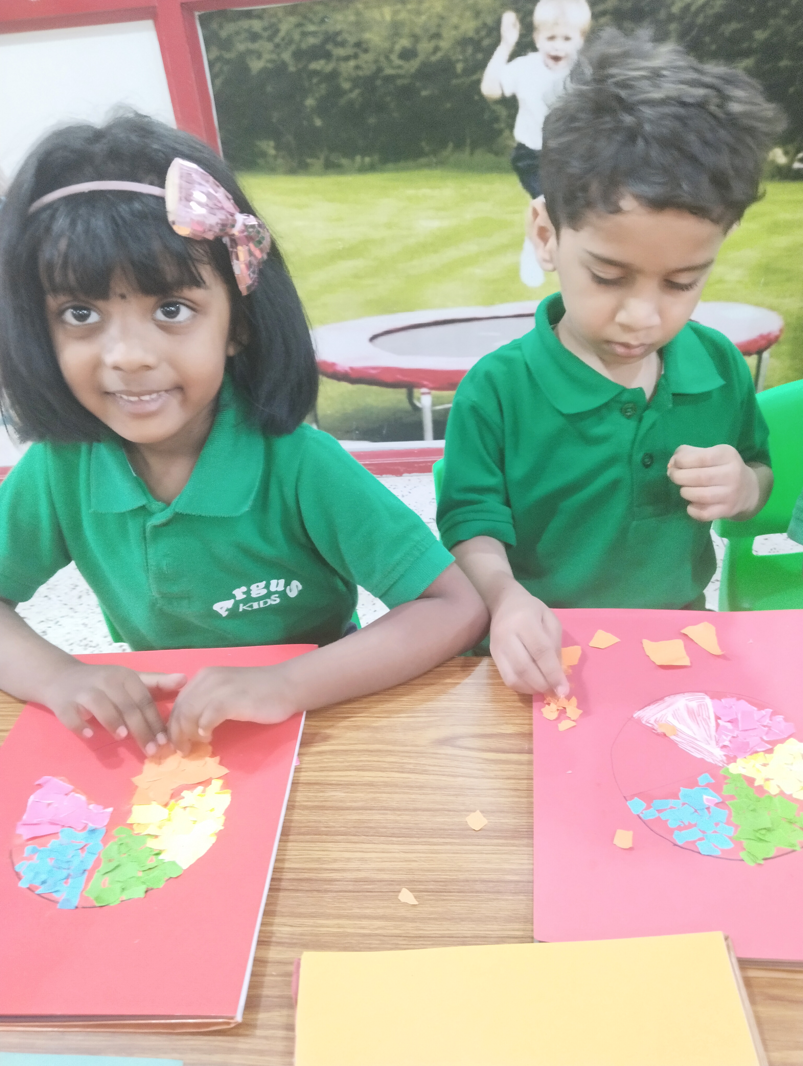 kids doing activity